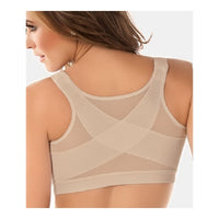 LEONISA UNLINED WIRELESS POSTURE CORRECTOR BRA - NUDE