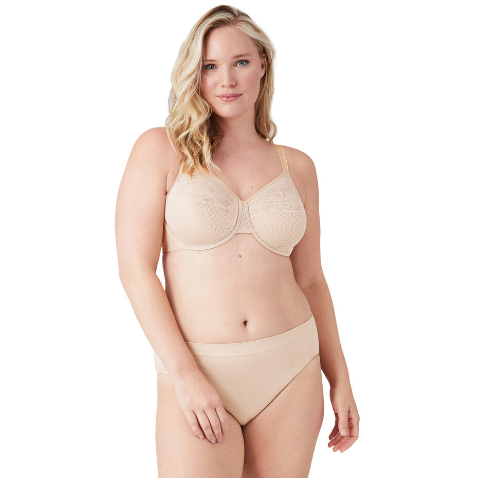 WACOAL VISUAL EFFECTS MINIMIZER BRA - SAND