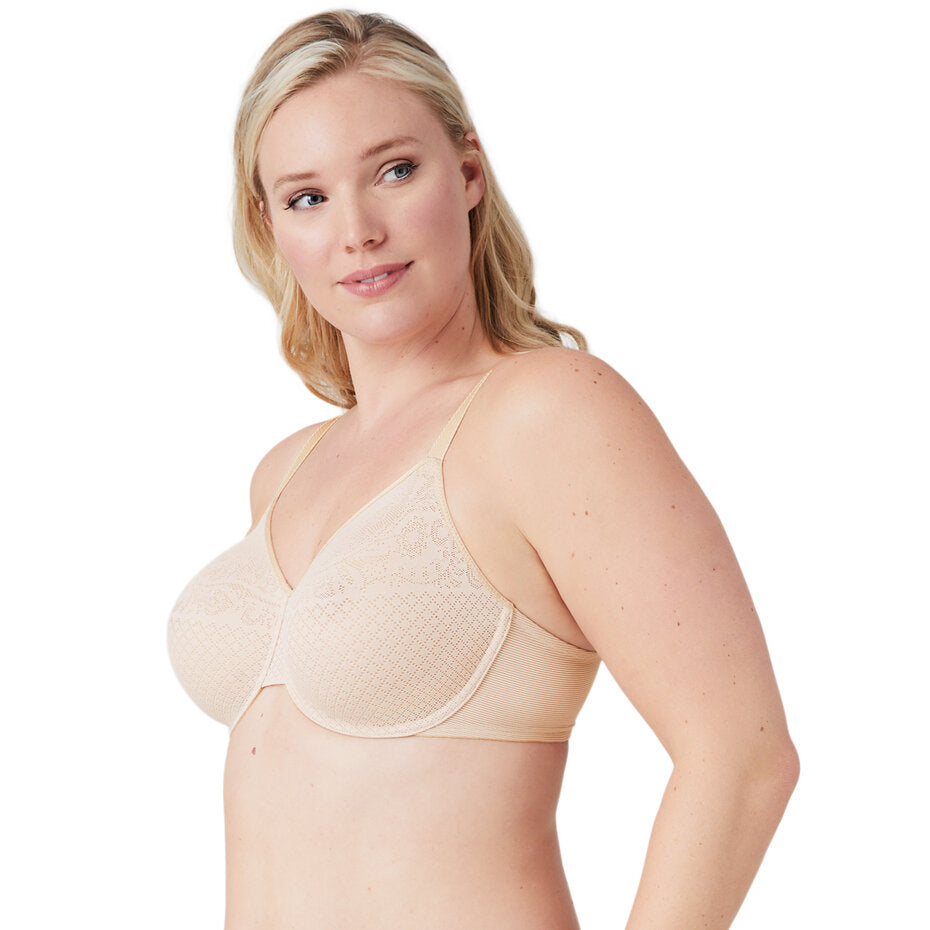 WACOAL VISUAL EFFECTS MINIMIZER BRA - SAND